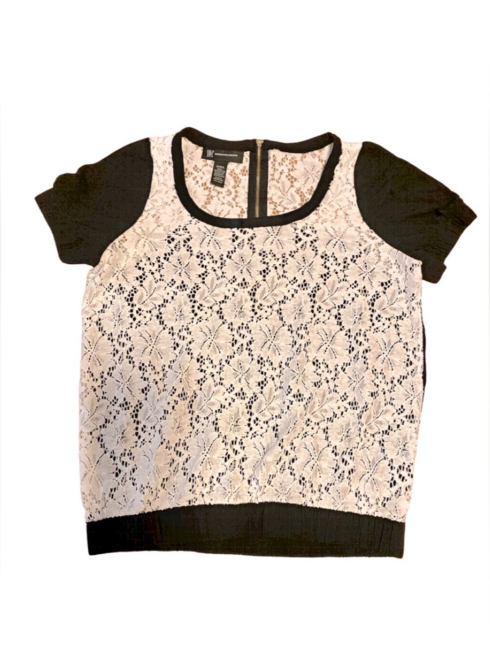 International Concept (INC) Lace Glam Top